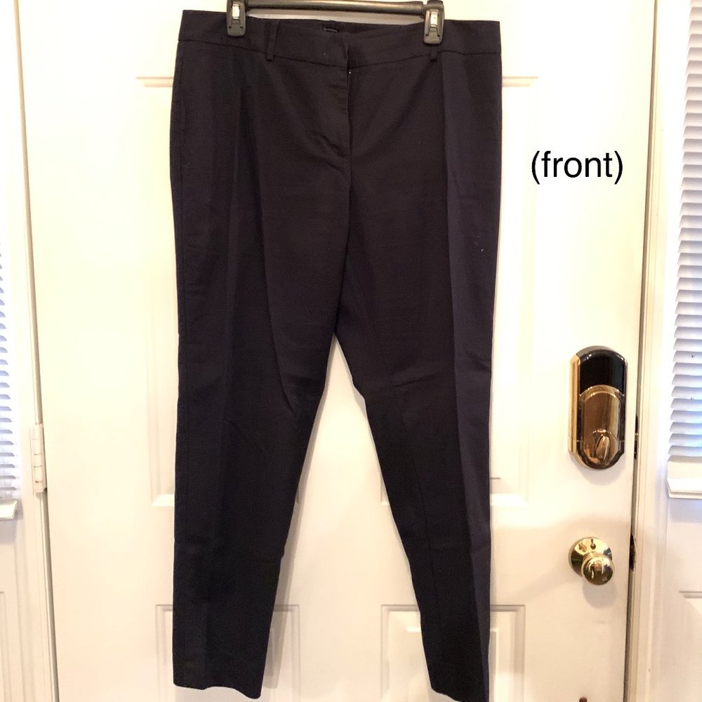 Talbots- navy Hampshire pants- size 12